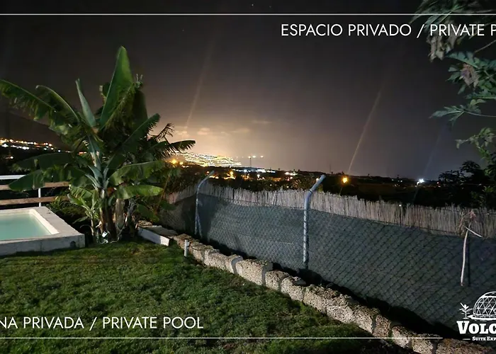 캠프장 Domo Volcano Experience Piscina Climatizada