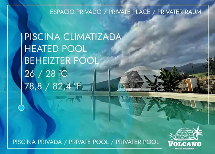 캠프장 Domo Volcano Experience Piscina Climatizada